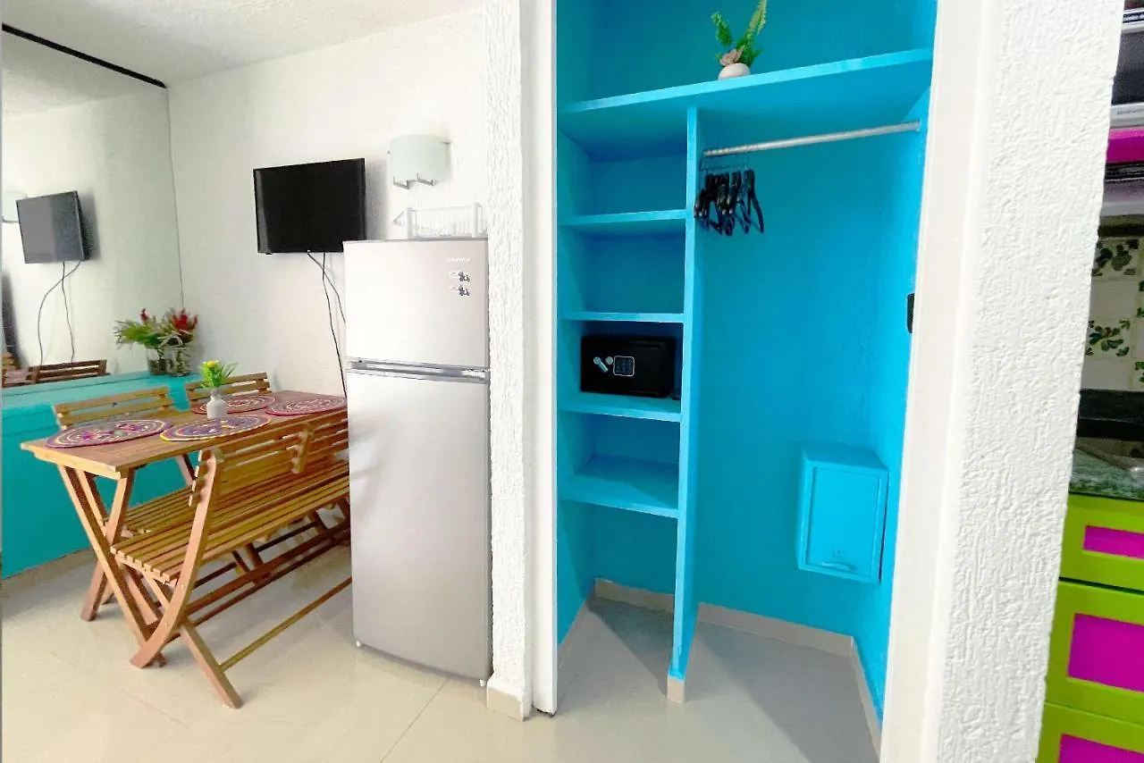 Apartamento Renovated Studio In Cancun Beach At The Hotel Zone